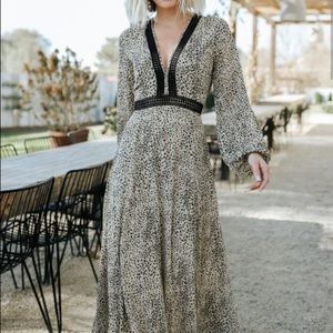 Baltic Born maxi leopard dress size XL - New / has snag